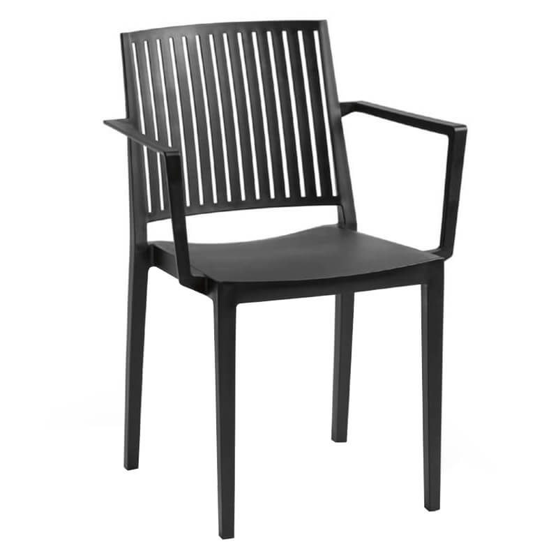 Kunststof-Horeca-Stoel-Lagos-Zwart-1 Kunststof-Horeca-Stoel-Lagos-Zwart-1
