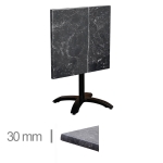 Horeca Terrastafel Opklapbaar - WERZALIT - DE - MARQUINA - 70x70 cm