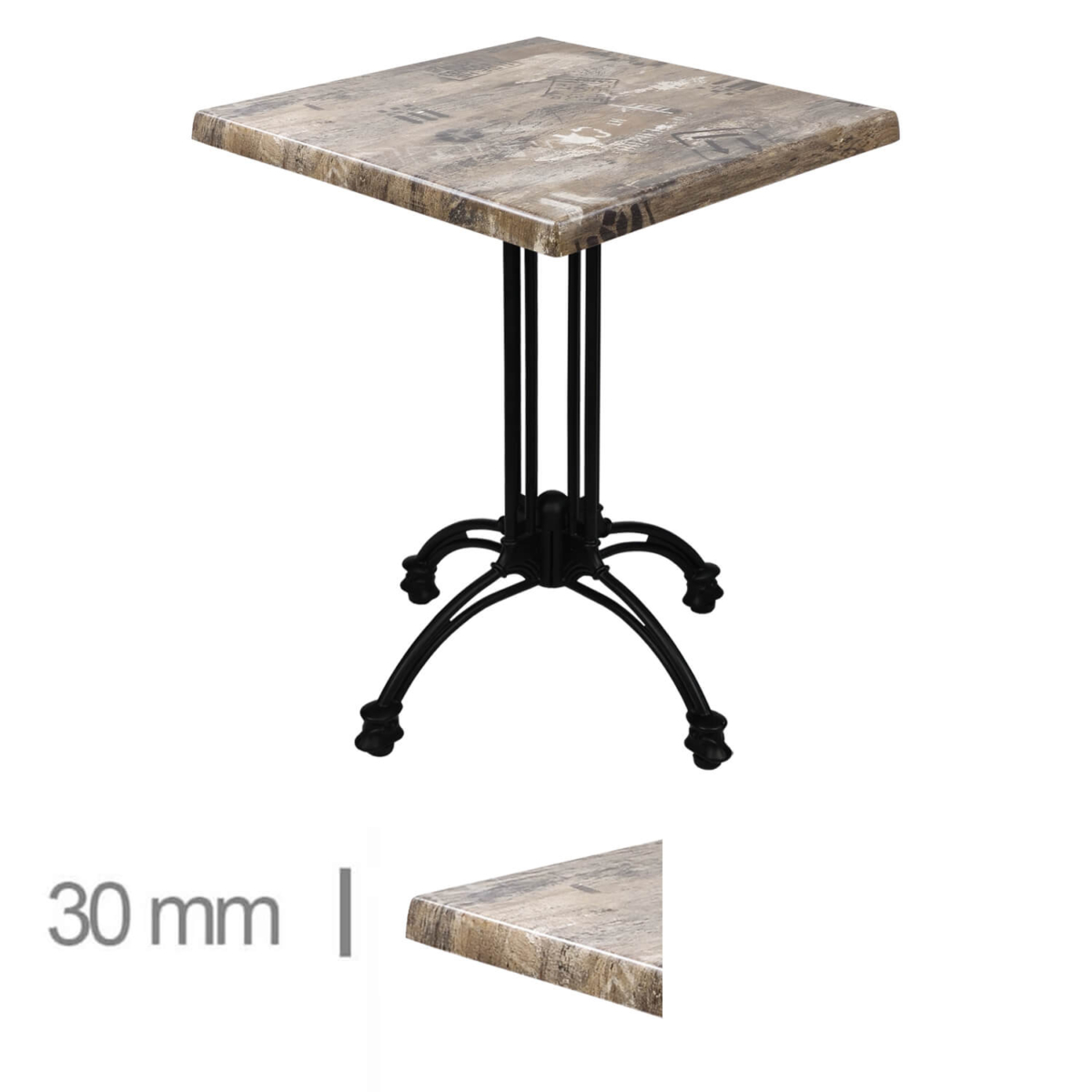 Horeca-Terrastafel-Werzalit-DE-Ex-Works-60x60-Cm-A-442 Horeca-Terrastafel-Werzalit-DE-Ex-Works-60x60-Cm-A-442