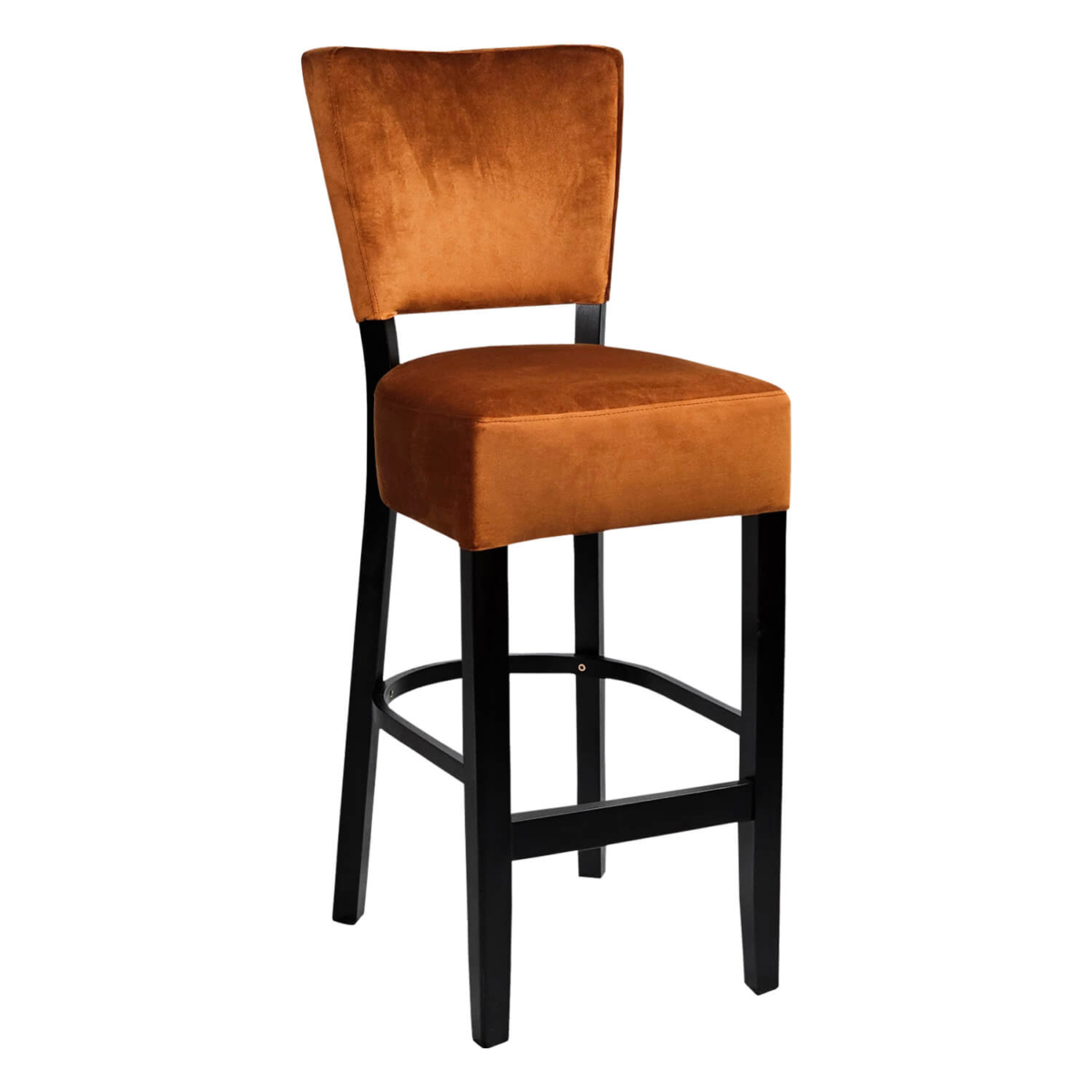 Horeca-Barstoel-Velvet-Fluweel-Tara-Cognac Horeca-Barstoel-Velvet-Fluweel-Tara-Cognac