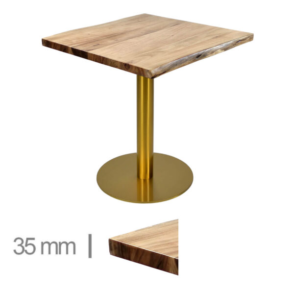 Horeca-Boom-Tafel-Acacia-75x75Cm-B-320-GOLD