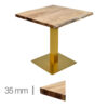 Horeca-Boom-Tafel-Acacia-75x75Cm-B-339-GOLD