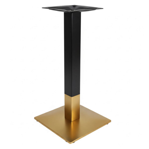 Horeca-Verstelbare-Tafelonderstel-45×45-Hoogte-68-cm-Roestvrij-Staal