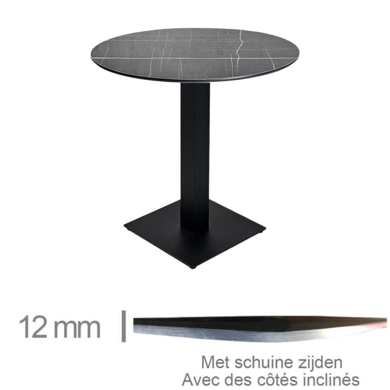 Horeca-Tafel-Rond-Compact-Palazzo-Glanzend-69-Cm-Met-Onderstel-B-339