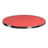 Horeca-Tafelblad-Rond-Met-Chroom-Rand-Werzalit-Rood-R60-3-Cm-Dik-Red-108