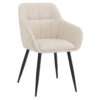 Horeca-Armstoel-JESSICA-Creme-Stof
