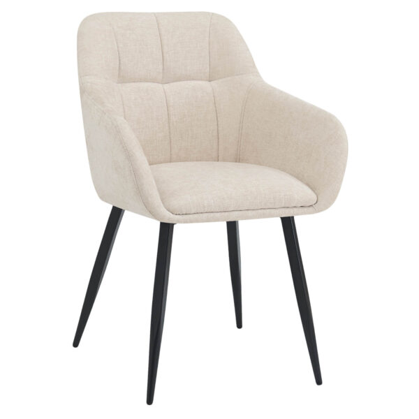 Horeca-Armstoel-JESSICA-Creme-Stof