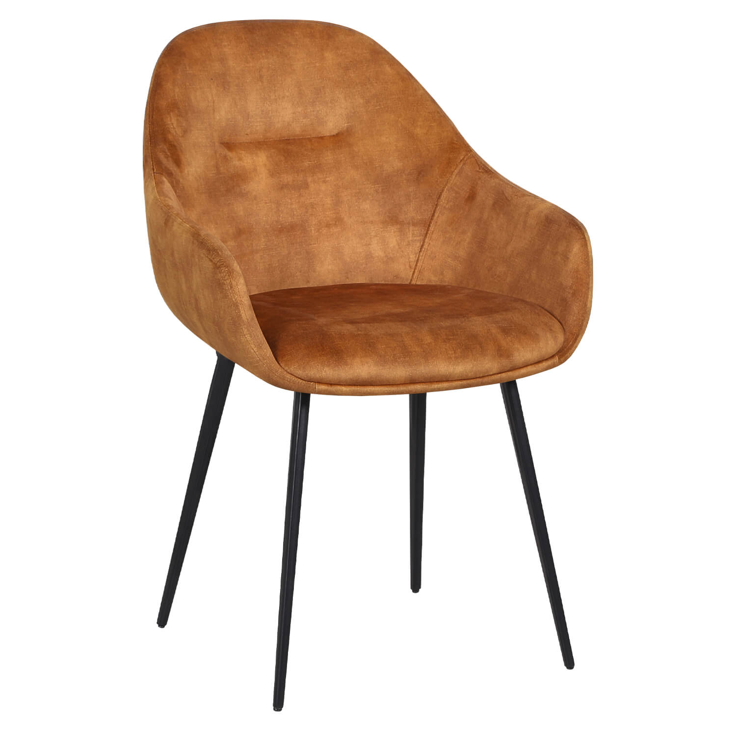 Horeca-Armstoel-OSLO-Goud-Velvet-Fluweel