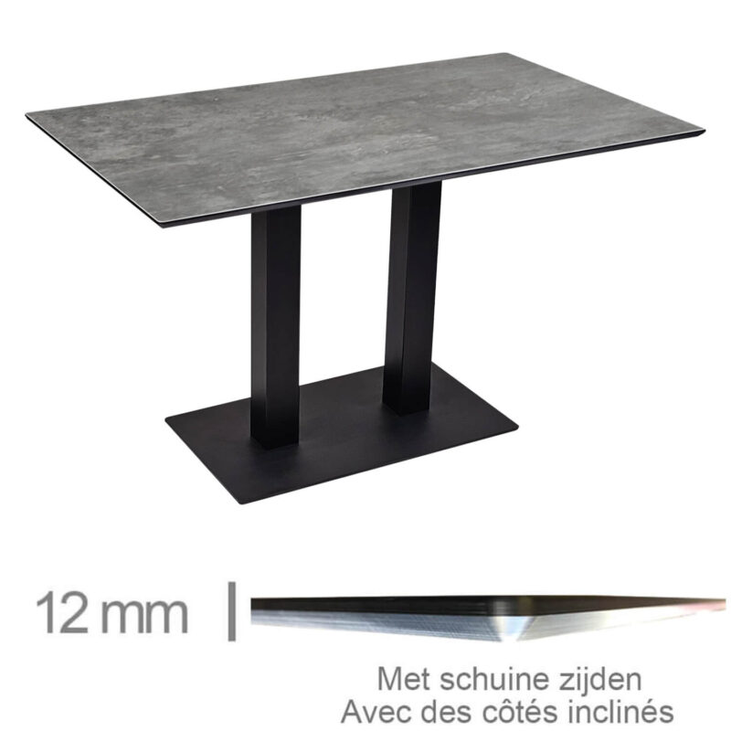 Horeca-Tafel-Compact-Beton-69x120-Cm-Met-Onderstel