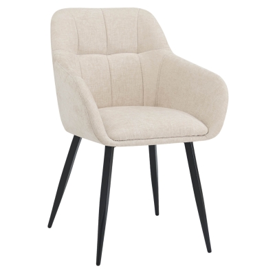 Horeca-Armstoel-JESSICA-Creme-Stof