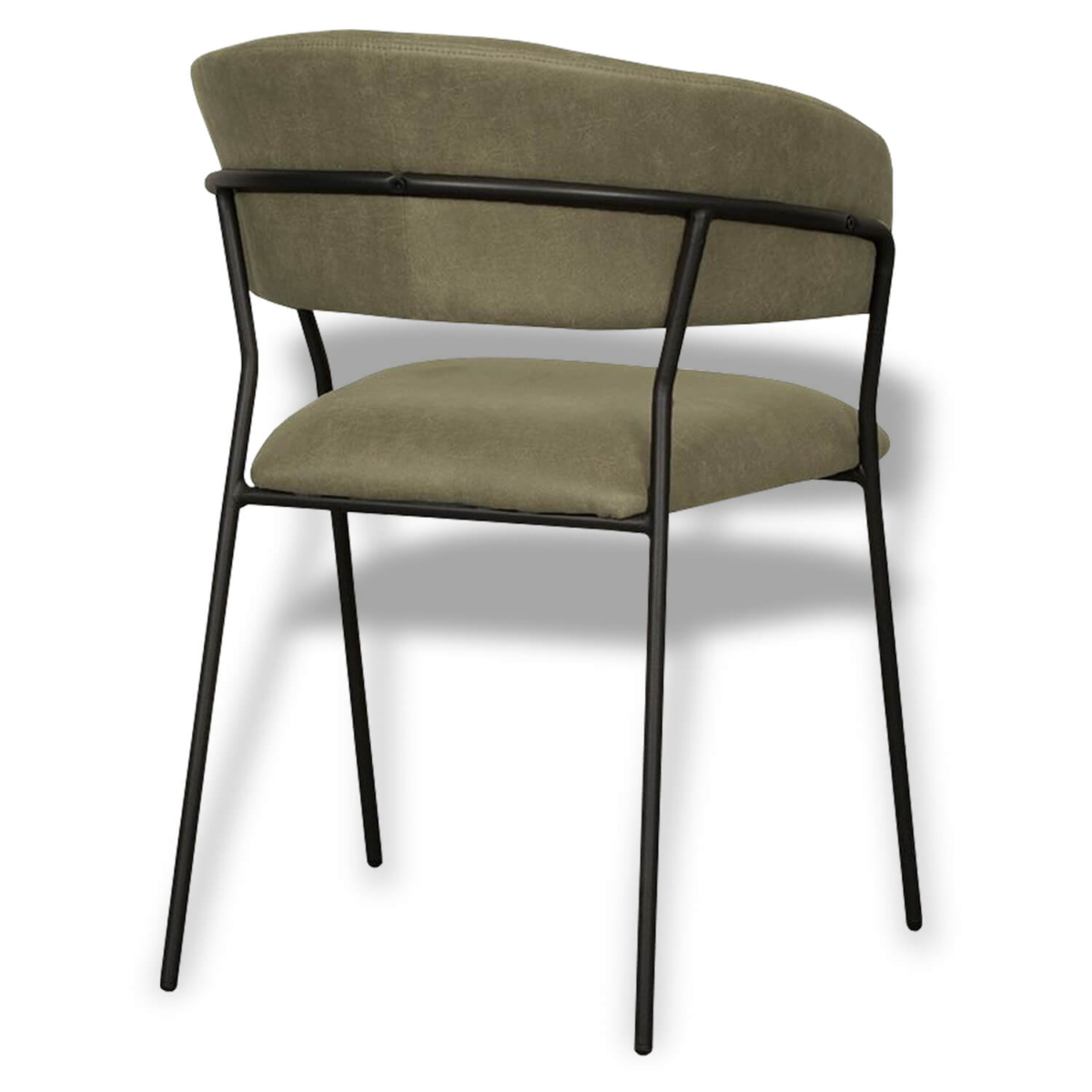 Horeca Armstoel - LUUK - Moss Vintage Microvezel - Afbeelding 3
