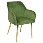 Horeca-Armstoel-Velvet-Fluweel-Artes-Olijf