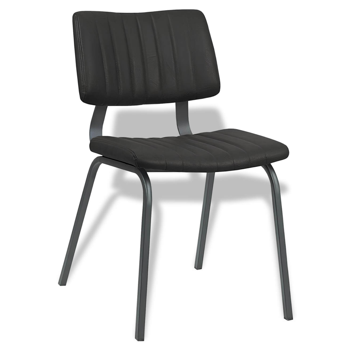 Horeca-Stoel-Gusto-PU-Zwart Horeca-Stoel-Gusto-PU-Zwart