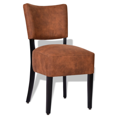 Horeca-Stoel-Megan-Vintage-Microvezel-Cognac