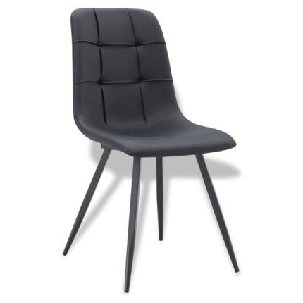 Horeca-Stoel-NILA-Kunstleer-Zwart