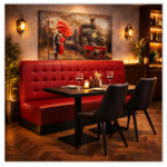Horeca-Eetbank-NAPOLI-Bordeaux-Kunstleer