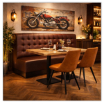 Horeca-Eetbank-NAPOLI-Bruin-Kunstleer