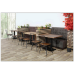 Horeca-Eetbank-Napoli-120-cm-Vintage-Microvezel-Olijf-Model-5
