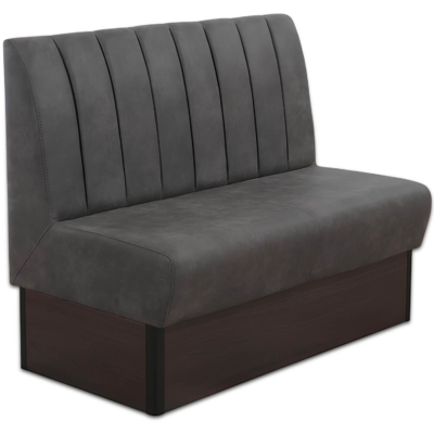 Horeca-Eetbank-Safran-120-cm-Vintage-Microvezel-Antraciet