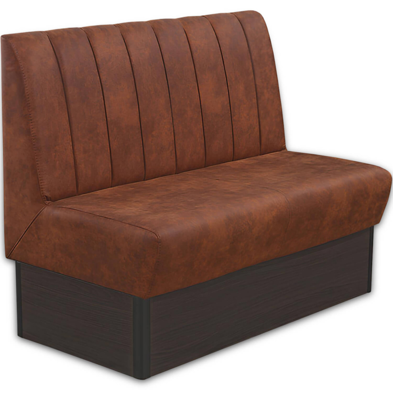 Horeca-Eetbank-Safran-120-cm-Vintage-Microvezel-Cognac