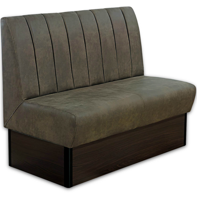 Horeca-Eetbank-Safran-120-cm-Vintage-Microvezel-Olijf
