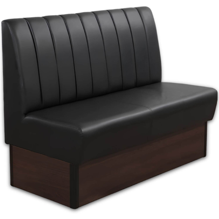 Horeca-Eetbank-Safran-140-cm-Kunstleer-Zwart