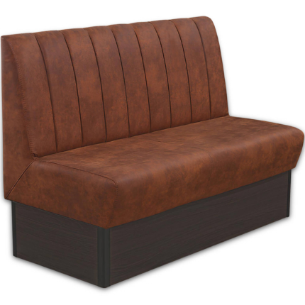 Horeca-Eetbank-Safran-120-cm-Vintage-Microvezel-Cognac