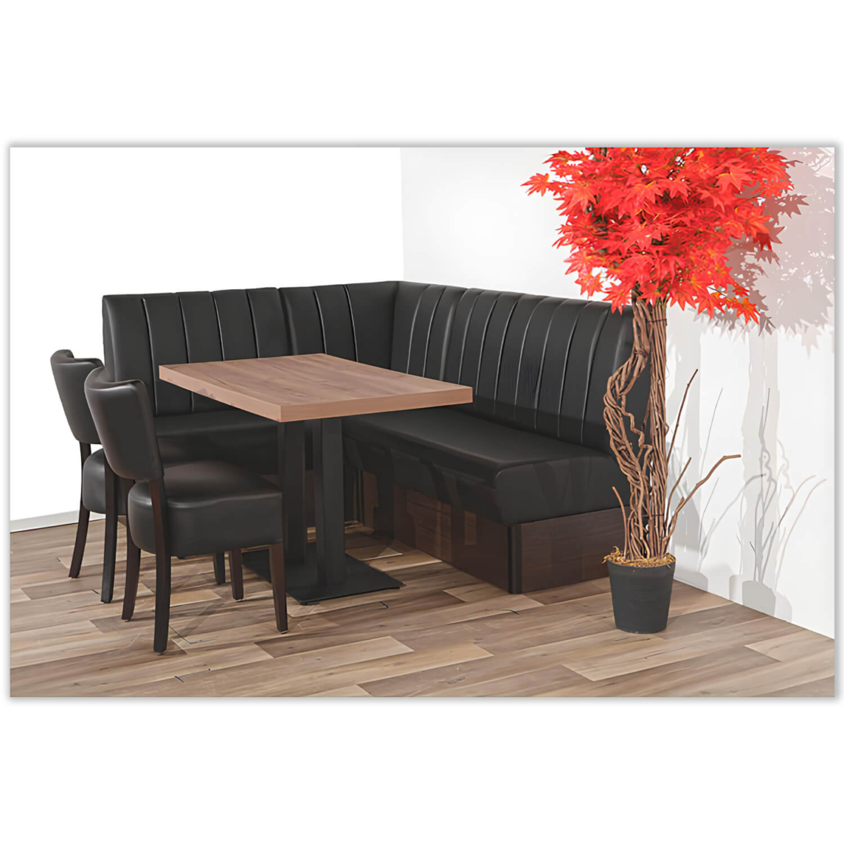 Horeca-Eetbank-Safran-Zwart-Model-12