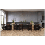 Horeca Essbank - SAFRAN - Schwarzes Kunstleder – Bild 7