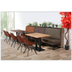 Horeca-Eetbank-Troje-Vintage-Microvezel-Olijf-Model-3