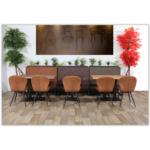 Horeca-Eetbank-Troje-Vintage-Microvezel-Olijf-Model-5