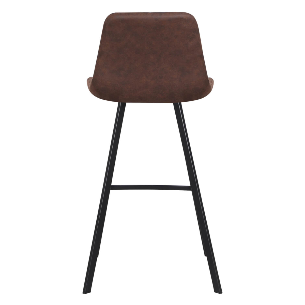Horeca-Metalen-Barstoel-EMPERIO-Bruin-Microvezel-A