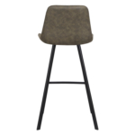 Horeca-Metalen-Barstoel-EMPERIO-Olijf-Vintage-Microvezel-A