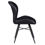 Chaise de Restaurant - ELITE - Simili Cuir Vintage Noir – Image 3