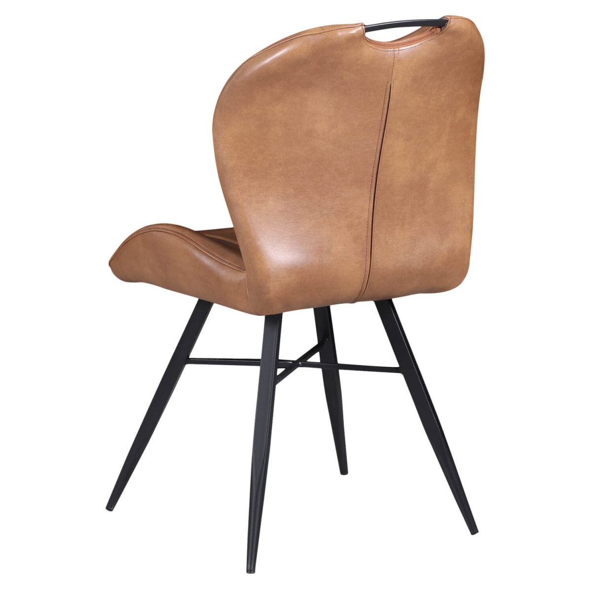 Horeca Stoel - ELITE - Cognac Vintage Kunstleer - Afbeelding 4