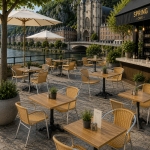 Terrasstoel-U507-Armleuning-stapelbaar-naturel-Rattan-Model1