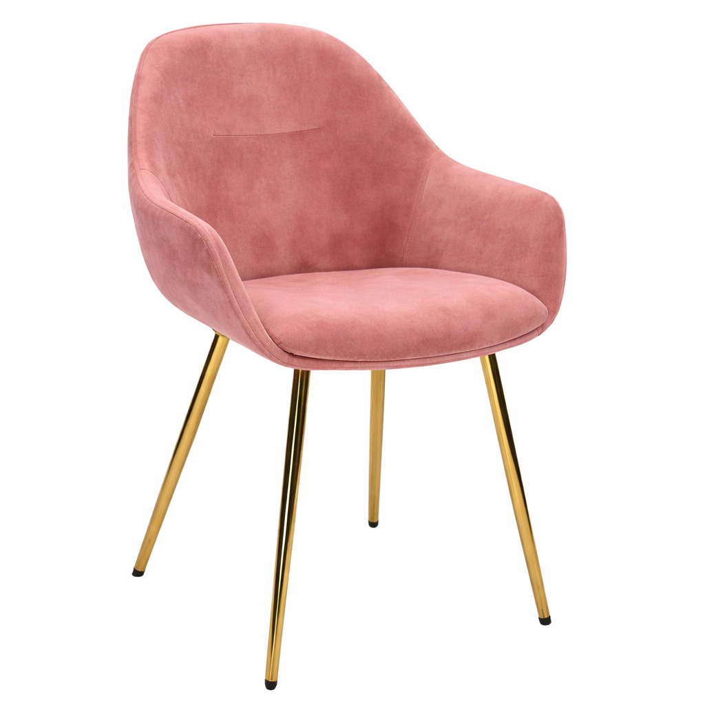 Horeca-Armstoel-Velvet-Fluweel-Oslo-Oud-Roze Horeca-Armstoel-Velvet-Fluweel-Oslo-Oud-Roze