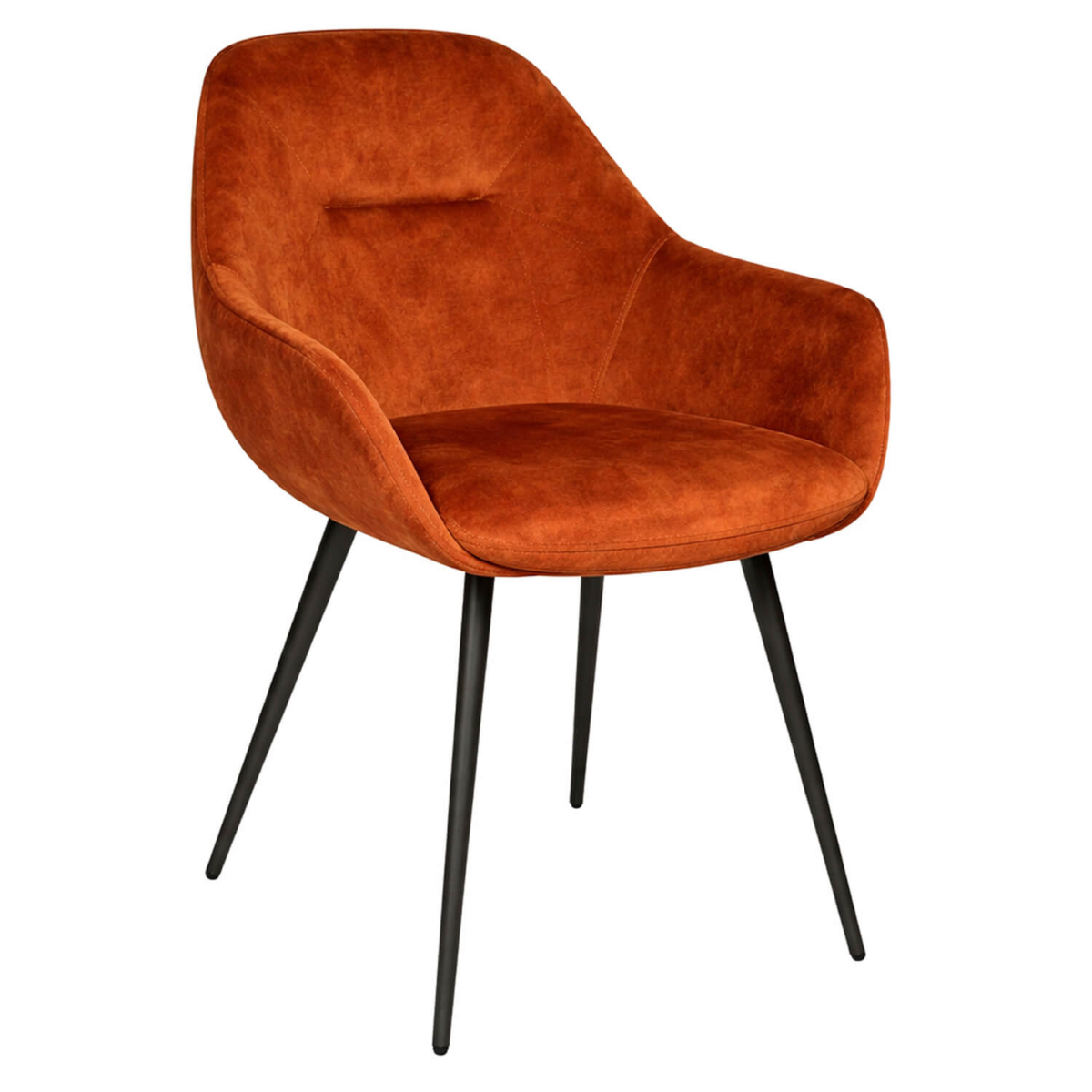 Horeca-Armstoel-Velvet-Fluweel-Oslo-Roest Horeca-Armstoel-Velvet-Fluweel-Oslo-Roest