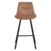 Horeca-Metalen-Barstoel-LUCIANO-Cognac-Microvezel-V