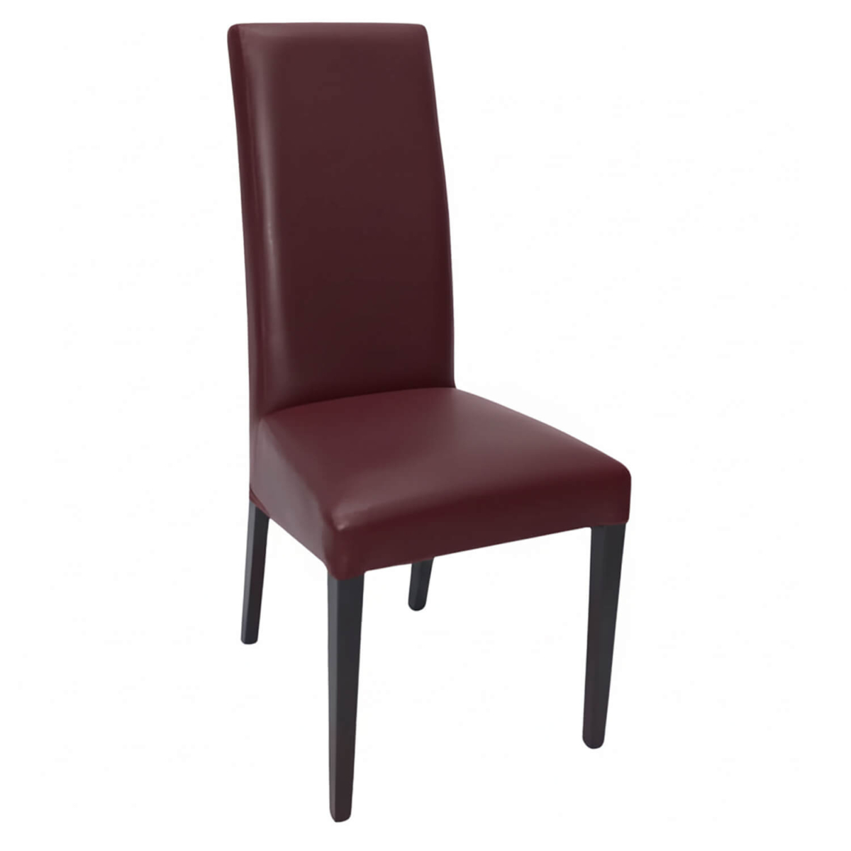 Horeca-Stoel-ROKO-Bordeaux-Kunstleer Horeca-Stoel-ROKO-Bordeaux-Kunstleer
