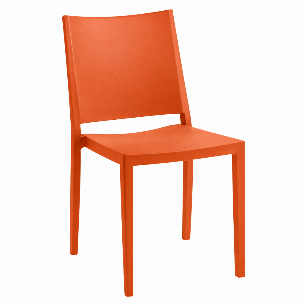 Stapelbaar-Horeca-Terrasstoel-Lorena-Oranje Stapelbaar-Horeca-Terrasstoel-Lorena-Oranje