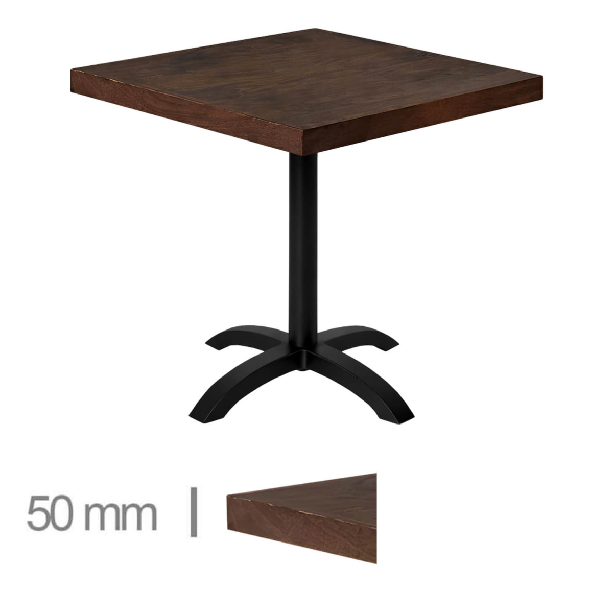 Horeca-Mangohout-Tafel-Met-Klaponderstel-70x70cm-mocca Horeca-Mangohout-Tafel-Met-Klaponderstel-70x70cm-mocca