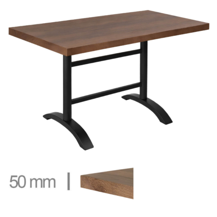 Horeca-Mangohout-Tafel-Met-Klaponderstel-70×120cm-1