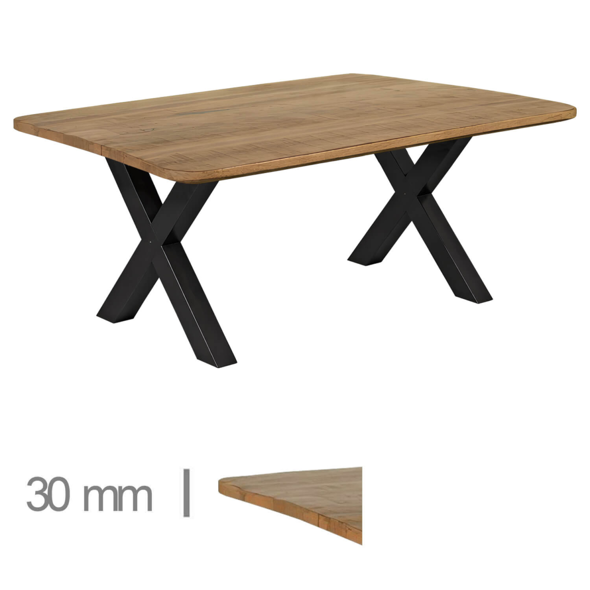 Horeca-Mangohout-Tafel-Met-Onderstel-70x120cm-X70 Horeca-Mangohout-Tafel-Met-Onderstel-70x120cm-X70