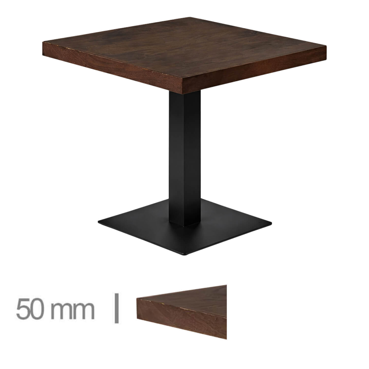 Horeca-Mangohout-Tafel-Met-Onderstel-70x70-cm-mocca Horeca-Mangohout-Tafel-Met-Onderstel-70x70-cm-mocca