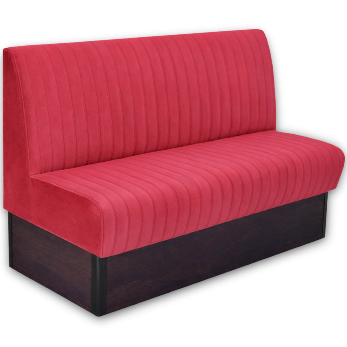 Horeca-Eetbank-Atlas-Velvet-Fluweel-Bordeaux-140-cm