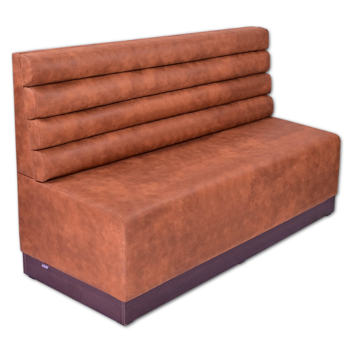 Horeca-Eetbank-Ibiza-Microvezel-Cognac-160-cm