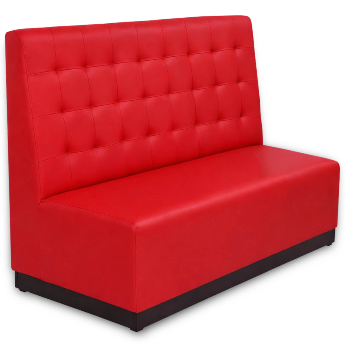 Horeca-Eetbank-Napoli-Kunstleer-Rood-150-cm