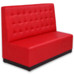 Horeca-Eetbank-Napoli-Kunstleer-Rood-150-cm