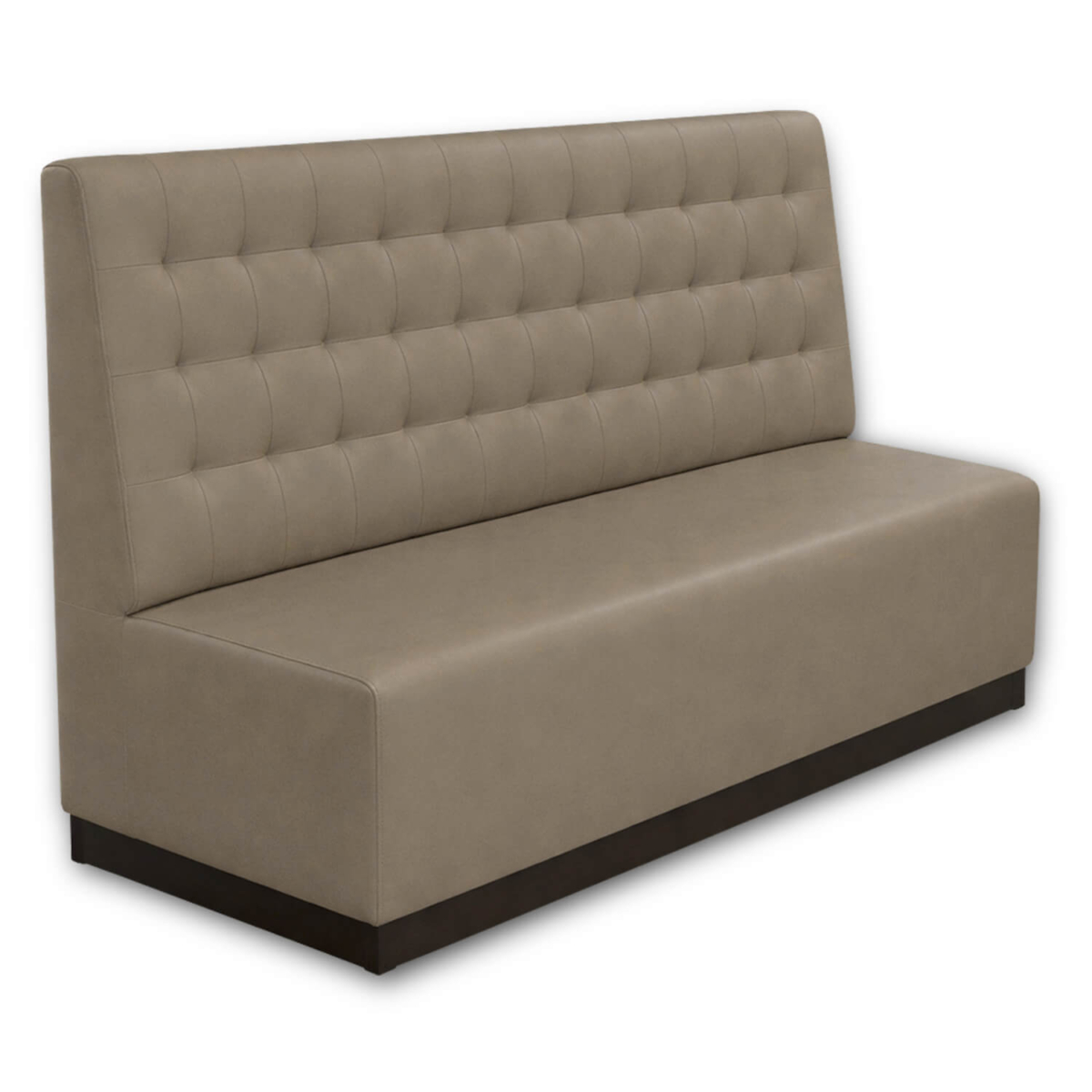 Horeca-Eetbank-Napoli-Kunstleer-Taupe-200-cm